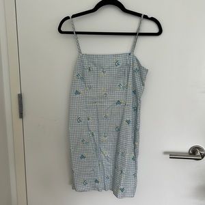 Majorelle Gingham Sundress